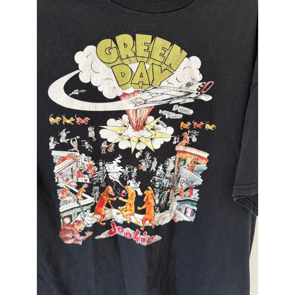 Green Day T Shirt Dookie Graphic Crew Neck Pullover Gray Size XL - Picture 4 of 6